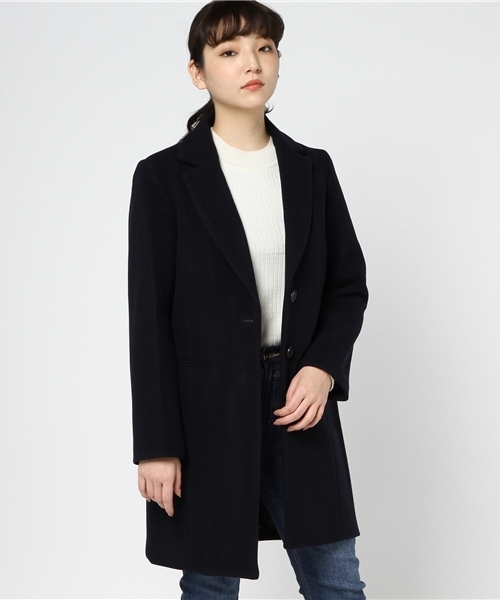 SLY（スライ）の「CHESTER SHORT COAT（チェスターコート・レディース・ブラック/グレー/ネイビー/ベージュ・1/2）」の8枚目の写真