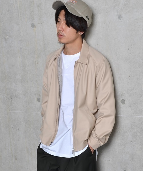 SHIPS JET BLUE(シップスジェットブルー)の「SHIPS JET BLUE: TR ドリズラー ブルゾン(ブルゾン・メンズ・ブラック/ベージュ・MEDIUM/SMALL/LARGE)」の2枚目の写真