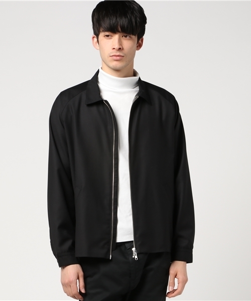 SHIPS JET BLUE(シップスジェットブルー)の「SHIPS JET BLUE: TR ドリズラー ブルゾン(ブルゾン・メンズ・ブラック/ベージュ・MEDIUM/SMALL/LARGE)」の11枚目の写真