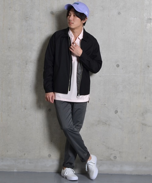 SHIPS JET BLUE(シップスジェットブルー)の「SHIPS JET BLUE: TR ドリズラー ブルゾン(ブルゾン・メンズ・ブラック/ベージュ・MEDIUM/SMALL/LARGE)」の14枚目の写真