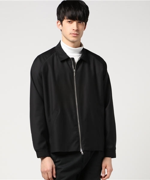 SHIPS JET BLUE(シップスジェットブルー)の「SHIPS JET BLUE: TR ドリズラー ブルゾン(ブルゾン・メンズ・ブラック/ベージュ・MEDIUM/SMALL/LARGE)」の6枚目の写真