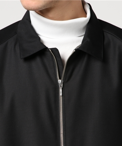 SHIPS JET BLUE(シップスジェットブルー)の「SHIPS JET BLUE: TR ドリズラー ブルゾン(ブルゾン・メンズ・ブラック/ベージュ・MEDIUM/SMALL/LARGE)」の9枚目の写真