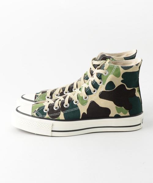 CONVERSE ALL STAR（コンバースオールスター）の「＜CONVERSE（コンバース）＞ALLSTAR MADE IN JAPAN CAMO ハイカットスニーカー ◆（スニーカー・レディース・オリーブ・23cm/24.5cm/24cm/23.5cm/25cm）」の3枚目の写真