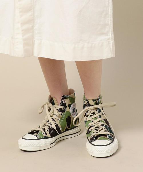 CONVERSE ALL STAR（コンバースオールスター）の「＜CONVERSE（コンバース）＞ALLSTAR MADE IN JAPAN CAMO ハイカットスニーカー ◆（スニーカー・レディース・オリーブ・23cm/24.5cm/24cm/23.5cm/25cm）」の8枚目の写真