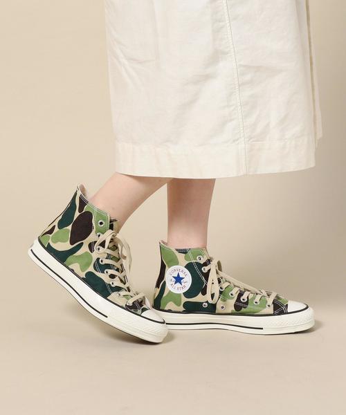 CONVERSE ALL STAR（コンバースオールスター）の「＜CONVERSE（コンバース）＞ALLSTAR MADE IN JAPAN CAMO ハイカットスニーカー ◆（スニーカー・レディース・オリーブ・23cm/24.5cm/24cm/23.5cm/25cm）」の9枚目の写真