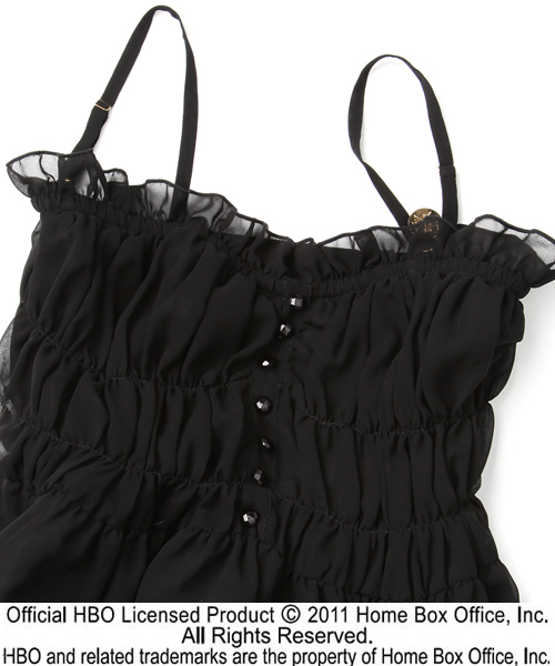 the Closet（ザ　クローゼット）の「【SEX AND THE CITY】ワンピースドレス（ワンピース・レディース・ピンク/ブラック・Msize/Ssize）」の5枚目の写真