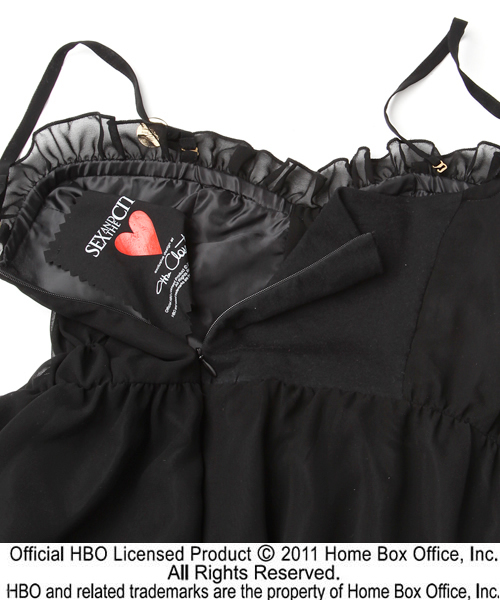 the Closet（ザ　クローゼット）の「【SEX AND THE CITY】ワンピースドレス（ワンピース・レディース・ピンク/ブラック・Msize/Ssize）」の7枚目の写真