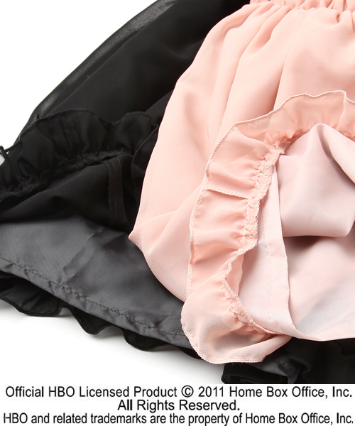 the Closet（ザ　クローゼット）の「【SEX AND THE CITY】ワンピースドレス（ワンピース・レディース・ピンク/ブラック・Msize/Ssize）」の9枚目の写真