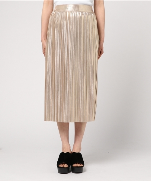 PUNYUS（プニュズ）の「キラキラプリーツスカート（スカート・レディース・ピンク/ゴールド/グリーン系その他・1/3/4/2）」の4枚目の写真