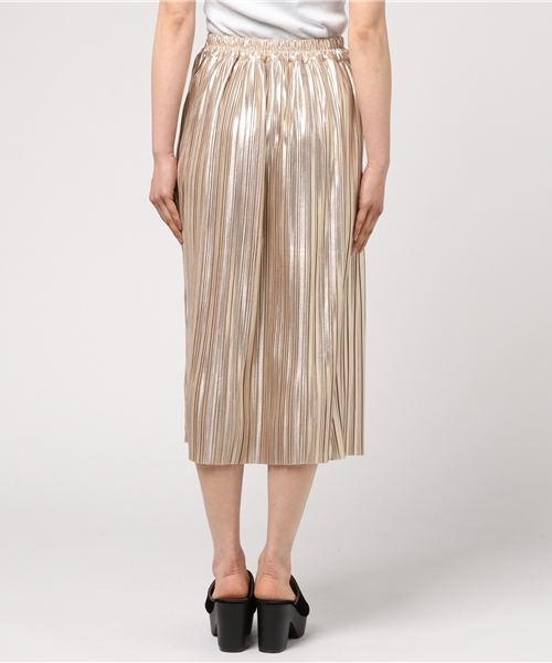 PUNYUS（プニュズ）の「キラキラプリーツスカート（スカート・レディース・ピンク/ゴールド/グリーン系その他・1/3/4/2）」の6枚目の写真