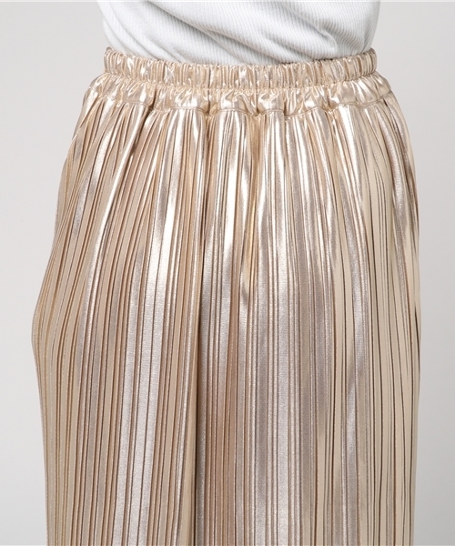 PUNYUS（プニュズ）の「キラキラプリーツスカート（スカート・レディース・ピンク/ゴールド/グリーン系その他・1/3/4/2）」の8枚目の写真