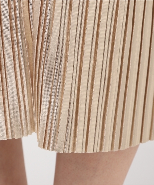 PUNYUS（プニュズ）の「キラキラプリーツスカート（スカート・レディース・ピンク/ゴールド/グリーン系その他・1/3/4/2）」の9枚目の写真