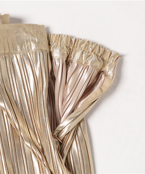 PUNYUS（プニュズ）の「キラキラプリーツスカート（スカート・レディース・ピンク/ゴールド/グリーン系その他・1/3/4/2）」の10枚目の写真