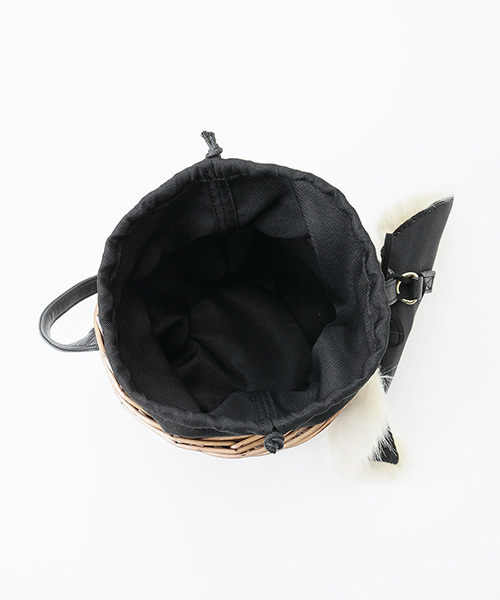 le.coeur blanc（ルクールブラン）の「【WEB限定PRICE】ファーフラップカゴバッグ（かごバッグ・レディース・アイボリー・FREE）」の10枚目の写真