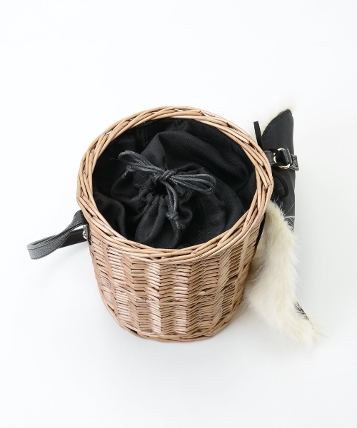 le.coeur blanc（ルクールブラン）の「【WEB限定PRICE】ファーフラップカゴバッグ（かごバッグ・レディース・アイボリー・FREE）」の16枚目の写真