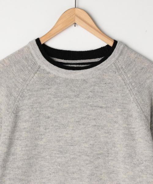 coen（コーエン）の「【手洗い可】ラムウールブレンドウォッシャブルクルーネックニット（ニット/セーター・メンズ・ブラック/グレー/イエロー/ワイン・SMALL/MEDIUM/LARGE/X-LARGE）」の21枚目の写真