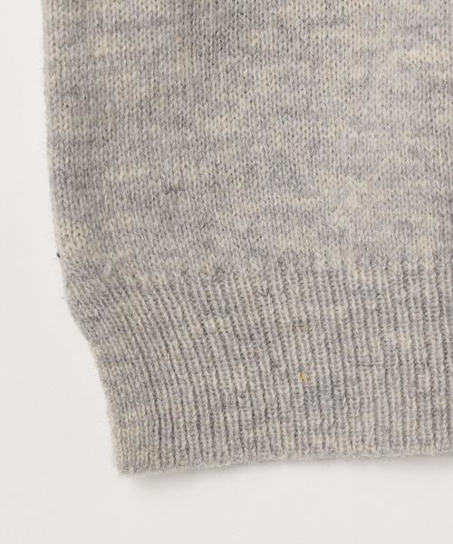 coen（コーエン）の「【手洗い可】ラムウールブレンドウォッシャブルクルーネックニット（ニット/セーター・メンズ・ブラック/グレー/イエロー/ワイン・SMALL/MEDIUM/LARGE/X-LARGE）」の7枚目の写真