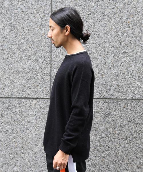 coen（コーエン）の「【手洗い可】ラムウールブレンドウォッシャブルクルーネックニット（ニット/セーター・メンズ・ブラック/グレー/イエロー/ワイン・SMALL/MEDIUM/LARGE/X-LARGE）」の20枚目の写真