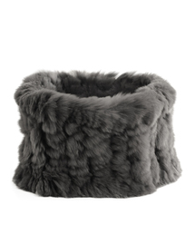 sankyo shokai | レッキスファー スヌード 編み込み もこもこ ニットデザイン(ネックウォーマー/スヌード)