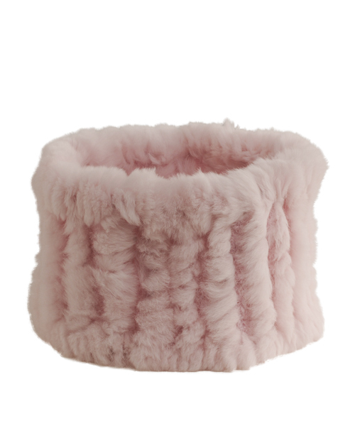 sankyo shokai(サンキョウショウカイ)の「レッキスファースヌード(ネックウォーマー/スヌード・レディース・ライトグレー/ブラック/グレー/ピンク/モカ/ブラック系その他/ブラウン系その他/ワイン/ライトベージュ/グレイッシュベージュ・FREE)」の1枚目の写真