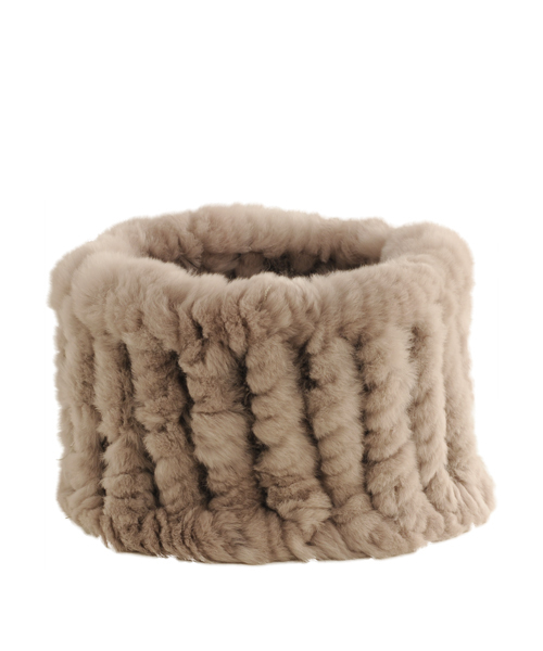 sankyo shokai(サンキョウショウカイ)の「レッキスファースヌード(ネックウォーマー/スヌード・レディース・ライトグレー/ブラック/グレー/ピンク/モカ/ブラック系その他/ブラウン系その他/ワイン/ライトベージュ/グレイッシュベージュ・FREE)」の9枚目の写真