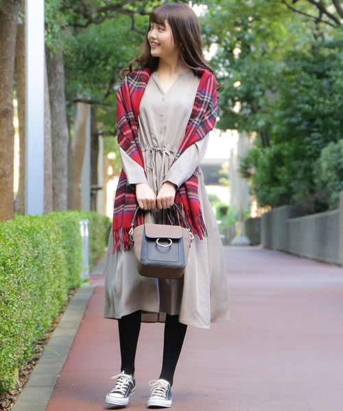 N.（N. Natural Beauty Basic）（エヌエヌナチュラルビューティーベーシック）の「ピーチノーカラーワンピース（ワンピース・レディース・グレー/ピンク/ネイビー/グリーン・MEDIUM）」の20枚目の写真