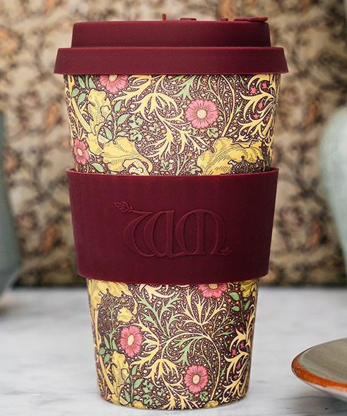 SiNCERE（シンシア）の「<Ecoffee Cup/エコーヒーカップ>WILLIAM MORRIS/ウィリアム モリス 400ml（グラス/マグカップ/タンブラー・レディース・ピンク/グリーン/レッド/ネイビー/ブルー/ローズ/ライトグリーン/オレンジ・ONE SIZE）」の8枚目の写真