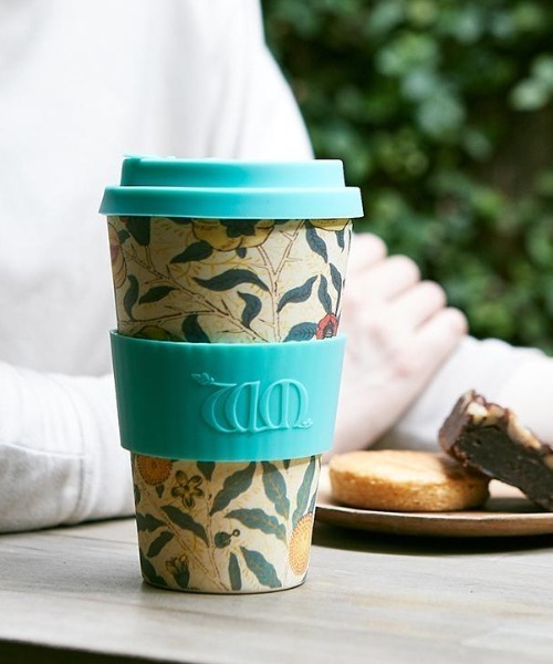 SiNCERE（シンシア）の「<Ecoffee Cup/エコーヒーカップ>WILLIAM MORRIS/ウィリアム モリス 400ml（グラス/マグカップ/タンブラー・レディース・ピンク/グリーン/レッド/ネイビー/ブルー/ローズ/ライトグリーン/オレンジ・ONE SIZE）」の3枚目の写真