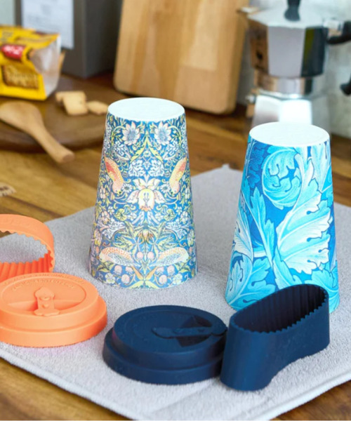 SiNCERE（シンシア）の「<Ecoffee Cup/エコーヒーカップ>WILLIAM MORRIS/ウィリアム モリス 400ml（グラス/マグカップ/タンブラー・レディース・ピンク/グリーン/レッド/ネイビー/ブルー/ローズ/ライトグリーン/オレンジ・ONE SIZE）」の9枚目の写真