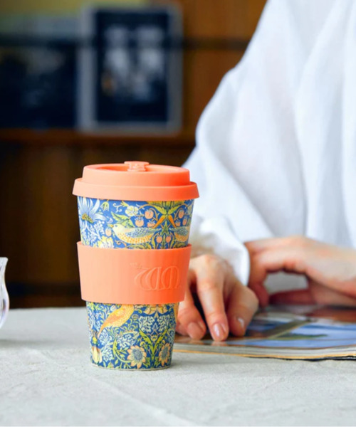 SiNCERE（シンシア）の「<Ecoffee Cup/エコーヒーカップ>WILLIAM MORRIS/ウィリアム モリス 400ml（グラス/マグカップ/タンブラー・レディース・ピンク/グリーン/レッド/ネイビー/ブルー/ローズ/ライトグリーン/オレンジ・ONE SIZE）」の14枚目の写真