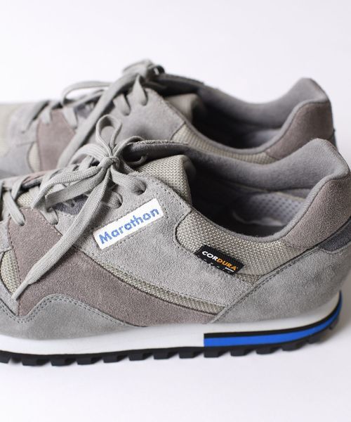 ZDA(ゼットディーエー)の「ZDA: 別注 MARATHON(マラソン)□(スニーカー・メンズ・グレー/ネイビー・41/42/43/44)」の6枚目の写真