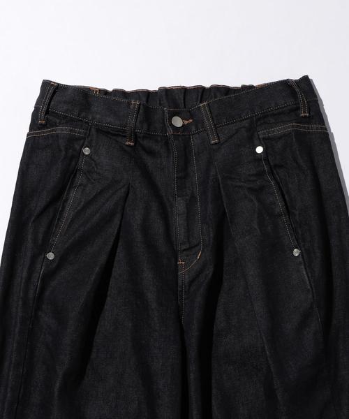 JIEDA（ジエダ）の「＜JieDa＞ O/W TUCK DENIM PANTS/デニムパンツ 