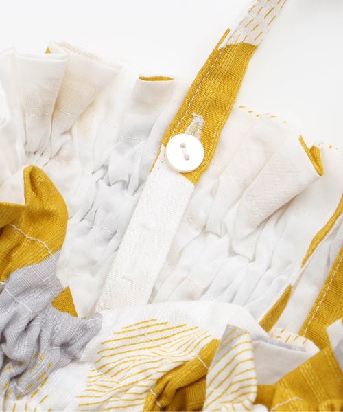 apres les cours（アプレレクール）の「ランダムドット柄浴衣セット（浴衣・キッズ・ネイビー/マスタード・100/110/120/130/140）」の15枚目の写真