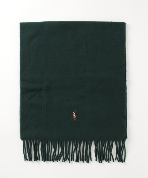 POLO RALPH LAUREN（ポロ ラルフ ローレン）の「ヴァージン ウール スカーフ（マフラー・メンズ・パープル/ネイビー/グリーン/ブラウン系1・ONE SIZE）」の10枚目の写真