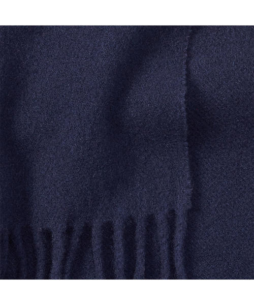 POLO RALPH LAUREN（ポロ ラルフ ローレン）の「ヴァージン ウール スカーフ（マフラー・メンズ・パープル/ネイビー/グリーン/ブラウン系1・ONE SIZE）」の9枚目の写真