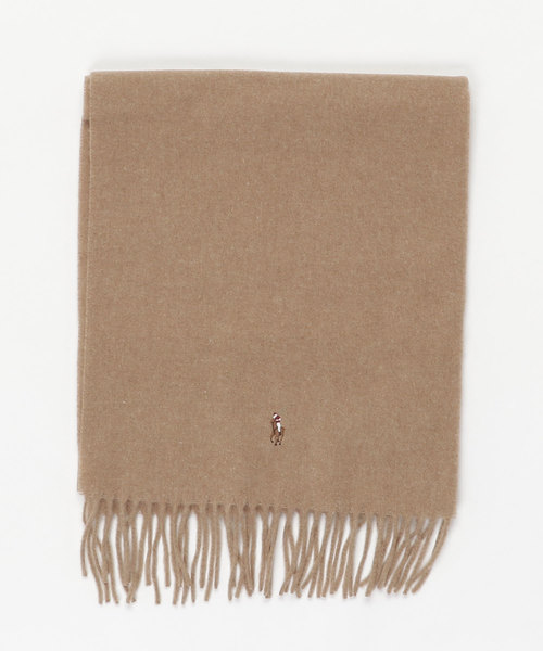POLO RALPH LAUREN（ポロ ラルフ ローレン）の「ヴァージン ウール スカーフ（マフラー・メンズ・パープル/ネイビー/グリーン/ブラウン系1・ONE SIZE）」の13枚目の写真