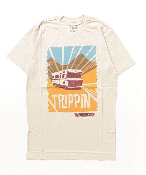 PARKS TOKYO SELECT(パークストウキョウセレクト)の「【Tee Luv】(UN)プリント Tシャツ(Tシャツ/カットソー・メンズ・ホワイト/ネイビー/サンドベージュ・SMALL/MEDIUM/LARGE)」の2枚目の写真