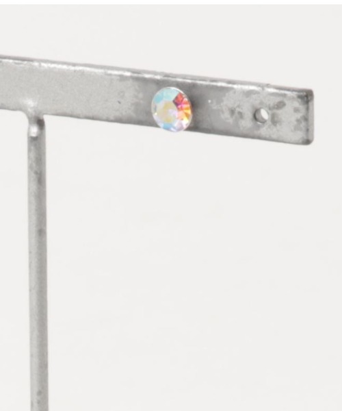 ANCHOR（アンカー）の「シングルカットストーンピアス（ピアス（片耳用）・メンズ・ブラック/クリア/ブルー/グリーン/レッド/パープル/カリビアンブルー・FREE）」の11枚目の写真