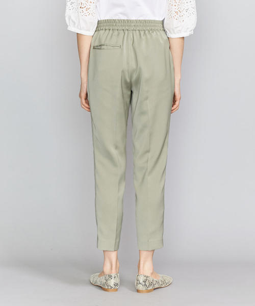 BEAUTY&YOUTH UNITED ARROWS(ビューティーアンドユースユナイテッドアローズ)の「BY マットサテンドローストリングパンツо(その他パンツ・レディース・ブラック/イエロー/オリーブ・LARGE/MEDIUM/SMALL)」の4枚目の写真