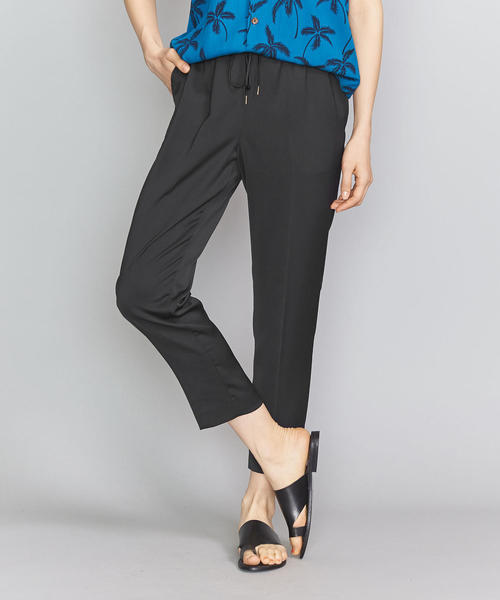 BEAUTY&YOUTH UNITED ARROWS(ビューティーアンドユースユナイテッドアローズ)の「BY マットサテンドローストリングパンツо(その他パンツ・レディース・ブラック/イエロー/オリーブ・LARGE/MEDIUM/SMALL)」の15枚目の写真