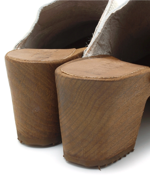 BEAUTY&YOUTH UNITED ARROWS（ビューティーアンドユースユナイテッドアローズ）の「BYBC BOSABO カウヘアーサボ ◆（その他シューズ・レディース・ホワイト・36/38/37）」の3枚目の写真