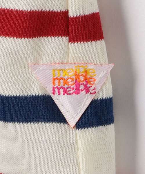 melple（メイプル）の「【SHIPS KIDS別注】melple:クールマックス アイコン TEE(100～160cm)（Tシャツ/カットソー・キッズ・ホワイト/ネイビー/マルチ・110/120/130/S/145/100）」の8枚目の写真