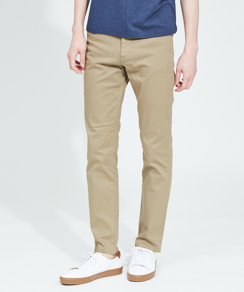 ABAHOUSE GRAY(アバハウスグレイ)の「【展開店舗限定】カラーツイルレギュラーパンツ(その他パンツ・メンズ・ホワイト/ライトグレー/ブラック/ベージュ/ネイビー・44/46/48/50)」の4枚目の写真