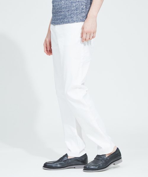 ABAHOUSE GRAY(アバハウスグレイ)の「【展開店舗限定】カラーツイルレギュラーパンツ(その他パンツ・メンズ・ホワイト/ライトグレー/ブラック/ベージュ/ネイビー・44/46/48/50)」の2枚目の写真