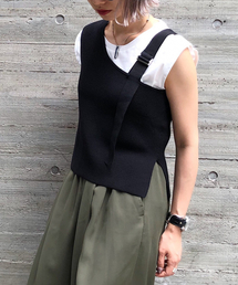 PAGEBOY | ワンショルニットベスト(ベスト)