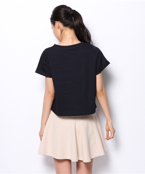 Chico(チコ)の「ビジューワッペンT(Tシャツ/カットソー・レディース・ホワイト/ネイビー/グレー・FREE)」の9枚目の写真