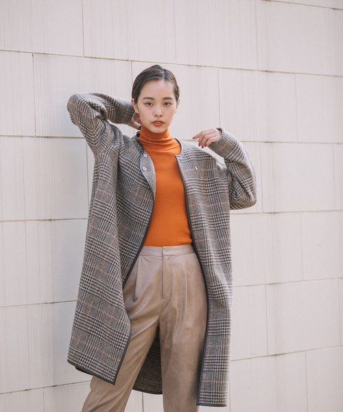 MARECHAL TERRE（マルシャルテル）の「パイピングコート(無地