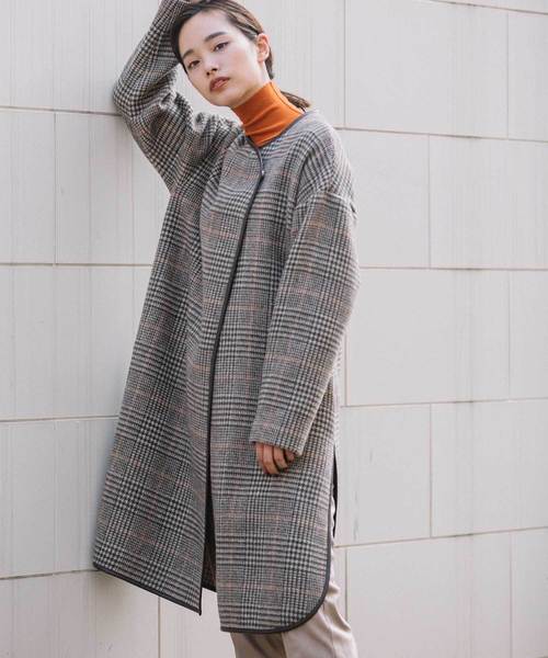 MARECHAL TERRE（マルシャルテル）の「パイピングコート(無地