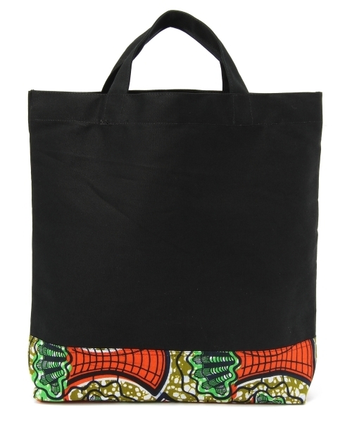 UNITED ARROWS(ユナイテッドアローズ)の「UA CANVAS AFRICAN TOTE ◆(トートバッグ・メンズ・ブラック/ベージュ/ネイビー・フリー)」の2枚目の写真
