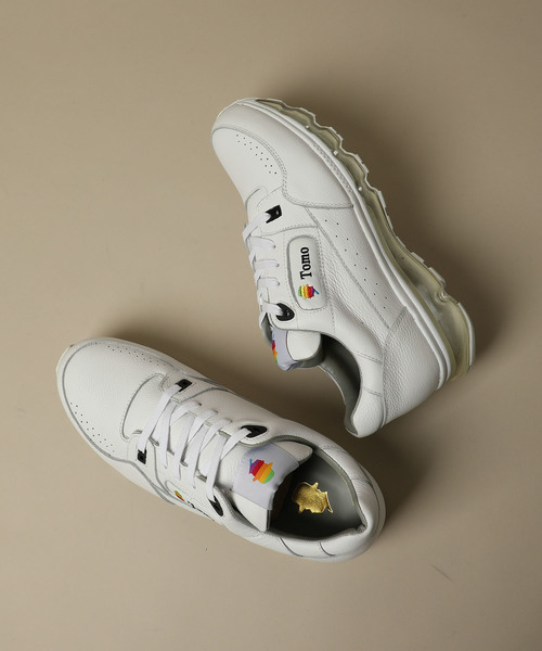 Tomo & Co(トモアンドシーオー)の「【Tomo & Co】TM-SHOES-0031(スニーカー・メンズ・ホワイト/ブラック・26/27)」の11枚目の写真